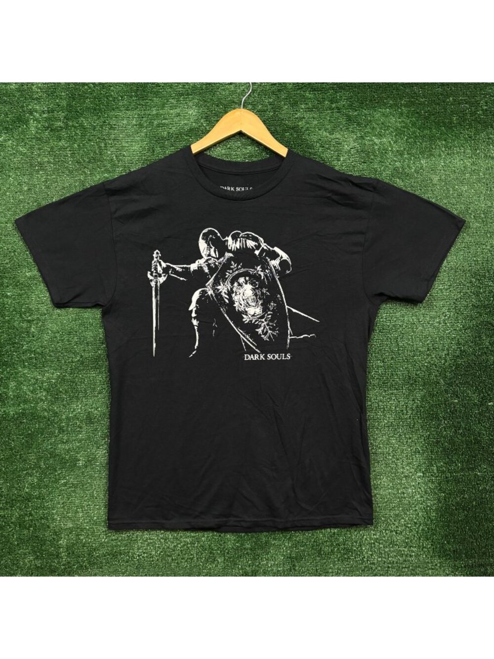 Dark Souls Knight RPG Video Game Poster T-Shirt Size Large